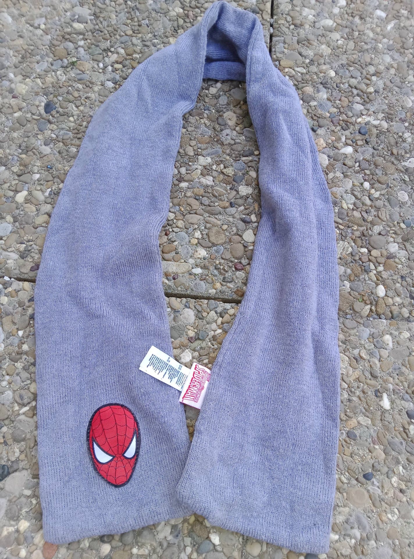 Schal Spider-Man Motiv, Original, Grau
