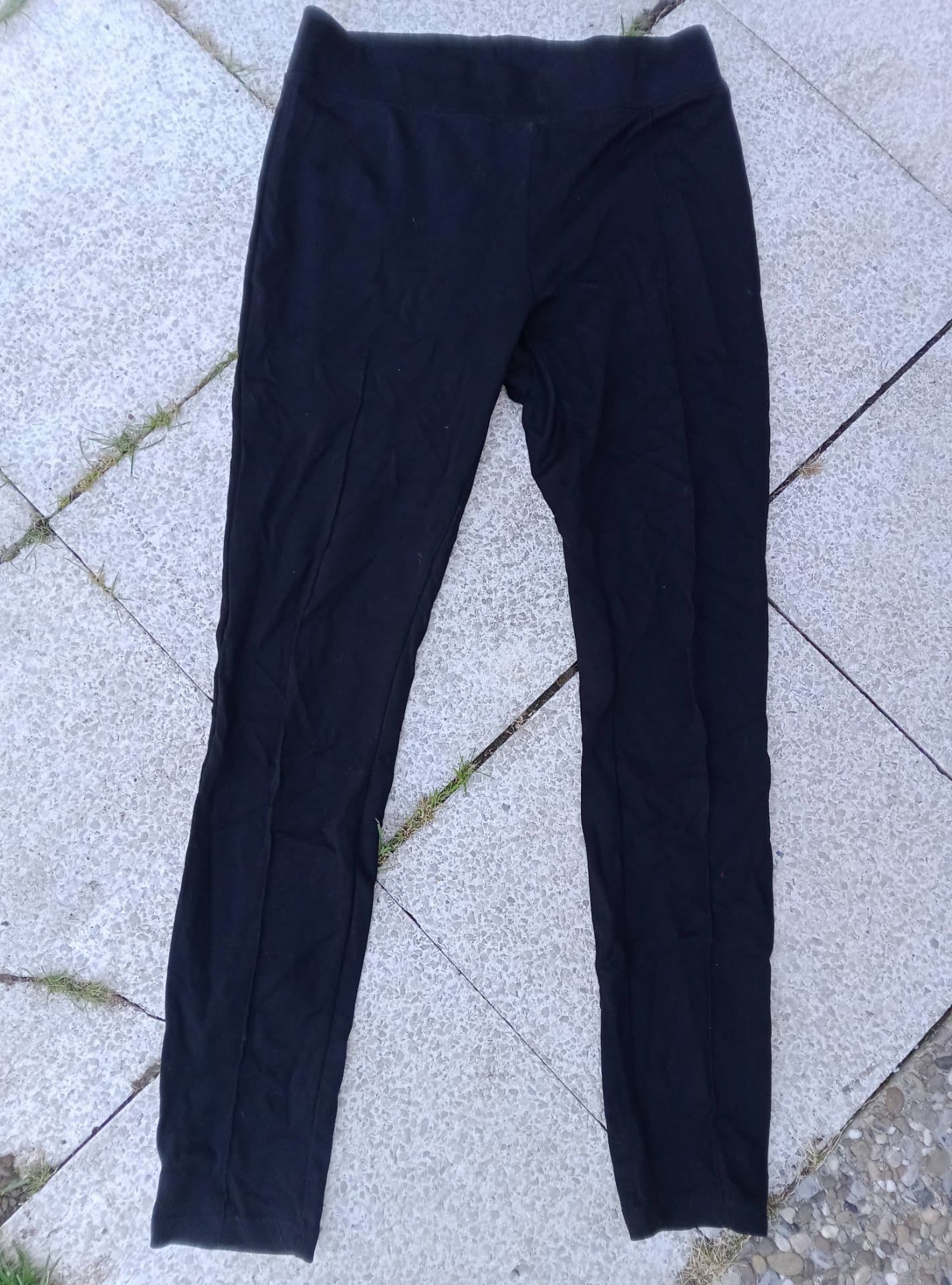 Schwarze Leggings für Stall zum Austragen