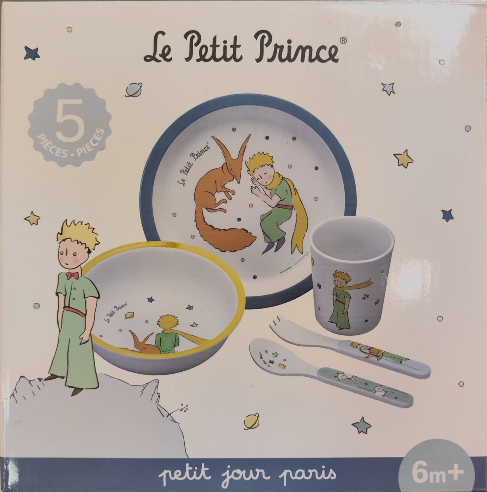 Le Petit Prince Kindergeschirr-Set, 5-teilig, 6m+