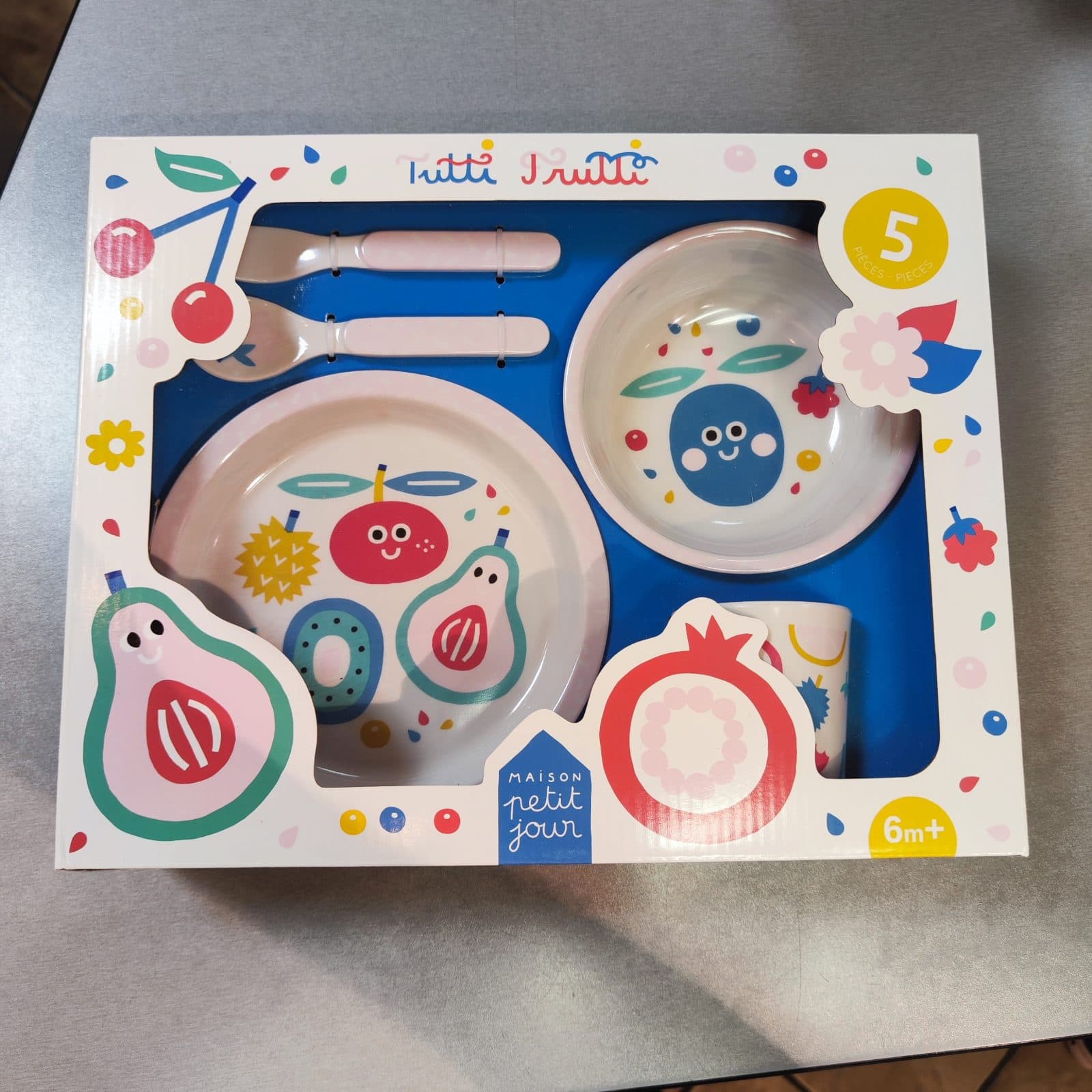 Tutti Frutti Kindergeschirr Set 5-teilig, 6m+